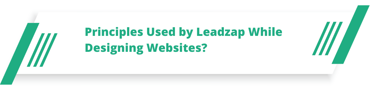 Principles Used by Leadzap While Designing Websites?